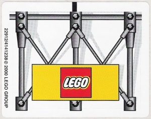 3402stk01 STICKER 3402 Grandstand with lights NIEUW *0S0000