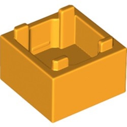 35700-110 Box laag top opening oranje, lichthelder NIEUW *5K000