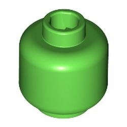3626b-36 Steen Minifig dikrond geblokte open nop groen, helder NIEUW *1L078