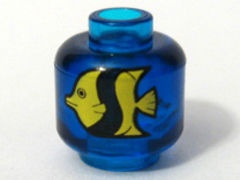 3626bpb0004-14 Vissenkom transparant donkerblauw NIEUW *0B0000