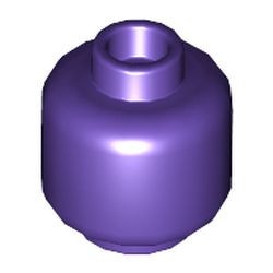 3626c-89 Steen Minifig dikrond holle nop paars, donker NIEUW *1L078