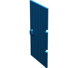 3644-7G Deur 1x4x6 verticale planken blauw gebruikt *1C029