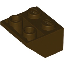 3660-120G Omgekeerde dakpan 45 graden 2x2 bruin, donker gebruikt *1B398