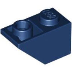 3665-63 Omgekeerde dakpan 45 graden 1x2 blauw, donker NIEUW *1B221