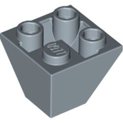 3676-55 Omgekeerde dakpan 45 graden 2x2 hoek blauw, zandkleurig NIEUW *1B243