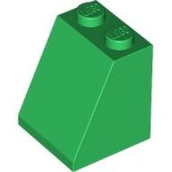 3678b-6 Dakpan 65 graden 2 breed met bodemnop groen NIEUW *1B158