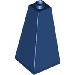 3685-63 Dakpan 75 graden 2x2x3 hoek (2 kanten) blauw, donker NIEUW *1B162