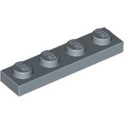 3710-55 Platte plaat 1x4 blauw, zandkleurig NIEUW *1B174
