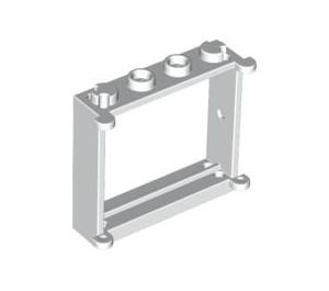 3853-1 Raam 1x4x3 te combineren met 2 panelen 3854, 2 luiken 3856 of glas 3855 wit NIEUW *5D0000