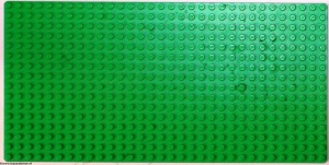 3857-6 Basisplaat 16x32 (geen nopgaten onder) groen NIEUW *5T000
