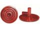 3876-17G Schild rond transparant rood gebruikt *0L0000 - Img 2