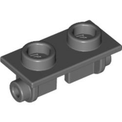 3938-85 Scharnier verticaal- topplaat 1x2 grijs, donker (blauwachtig) NIEUW *1B324