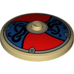 3960pb016-2 Schotel 4x4 Vikingen- rood/blauw crème NIEUW *5B036