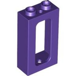 4035-89 Trein, raam 1x2x3 zonder glas zie 4036 paars, donker NIEUW *1B282