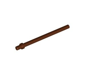 4095-88 Paal lengte 6,6 noppen met stop (Paraplu-stok) bruin, roodachtig NIEUW *1B053