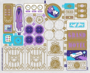 41101stk01 STICKER 41101 FRIENDS Heartlake Grand Hotel NIEUW *0S0000