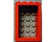 4130-5G Deurpost 2x4x5 zie deur 4131 rood gebruikt *