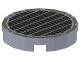 4150ps4-86 Tegel 2x2 rond SW Millennium Falcon Vent symbool grijs, licht (blauwachtig) NIEUW *0K000