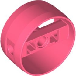 41531-220 Technic Cylinder 4x4 rond verbindingsblok met 3 pingaten rood, koraal NIEUW *0D000