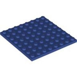41539-43G Platte plaat 8x8 violet gebruikt *1A048