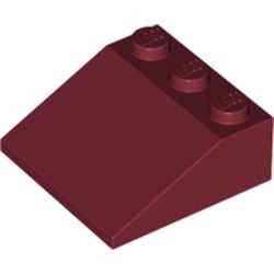 4161-59 Dakpan 33 graden 3x3 rood, donker NIEUW *1B128