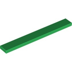 4162-6G Tegel 1x8 groen gebruikt *1B343