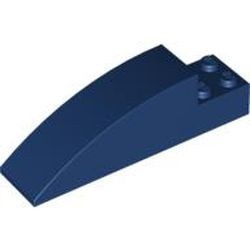 41766-63 Dakpan 8x2 gebogen met 4 noppen verzonken blauw, donker NIEUW *1L000