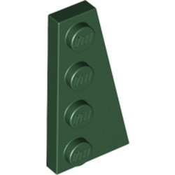 41769-80 Wig plaat 4x2 rechts groen, donker NIEUW *1B230