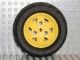 41896c02-3 Wiel 43.2mm doorsnede 26mm breed TR, zwarte truckband 68.8x36 H (41896/41893) (PAKKETZENDING!) geel NIEUW *5W000