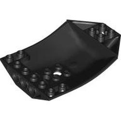 42021-11G Cockpit bodem 8x6x2 zwart gebruikt *