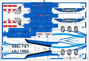 42025stk01 STICKER Cargo plane NIEUW *0S0000