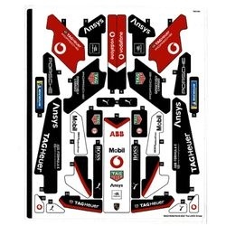 42137stk01 STICKER 42137 Formula E Porsche 99X Electric NIEUW *0S0000