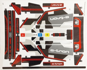 42160stk02 STICKER 4216- Audi RS e-tron NIEUW *0S0000