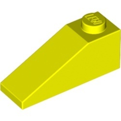 4286-236 Dakpan 33 graden 1x3 neon geel NIEUW *1B124