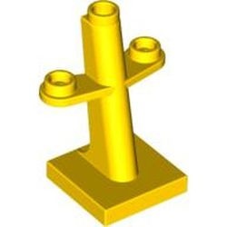 4289-3 Mast modern 2x2x3 met zijbeuk geel NIEUW *0D0000