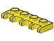 4315-3G Scharnier 1x4 met 4 vingers (oa autodak) geel gebruikt *0L034
