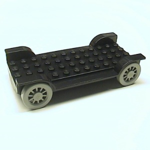 4362c01-11G Autochassis 6x14 zonder trekhaken zwart gebruikt *