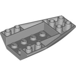 43713-86 Wig OMGEKEERD 6x4 gebogen steen 2x2 nopgaten grijs, licht (blauwachtig) NIEUW *