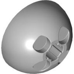 44359-86 Spaceball 3x3 top (1/2 bol) grijs, licht (blauwachtig) NIEUW *