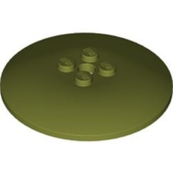 44375b-155 Schotel 6x6 MASSIEVE noppen groen, olijf NIEUW *1R024