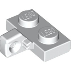 44567-1 Scharnierplaat 1x2- 1 vinger aan ZIJKANT wit NIEUW *1B298