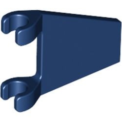 44676-63 Vlag 2x2 trapeze-vormig blauw, donker NIEUW *1B057