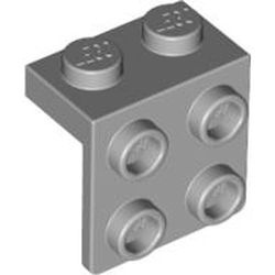 44728-86 Verbindingsplaat 1x2- 2x2 grijs, licht (blauwachtig) NIEUW *1B257