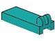 4531-39G Scharnier op tegel 1x2 1/2 met 2 vingers bovenOP uiteinde turquoise, donker gebruikt *1B311