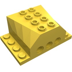 45407-3G Motorblok 4x6x2 geel gebruikt *