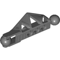 45749-85G Bionicle Rahkshi onderbeen grijs, donker (blauwachtig) gebruikt *