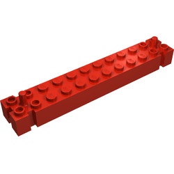 47855-5G Steen 2x12 met pin aan eindes rood gebruikt *
