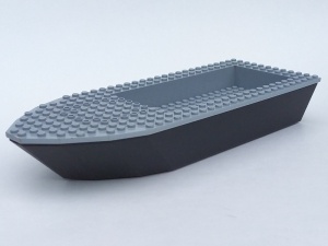 47859c01-11G Drijvende boot 32x12x4 (pakketzending) zwart gebruikt *
