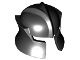 48493-11G Ridderhelm met kinbescherming (onderbroken) zwart gebruikt *0L0000