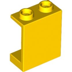 4864-3G Paneel 1x2x2 ZONDER zijschotten geel gebruikt *1F013